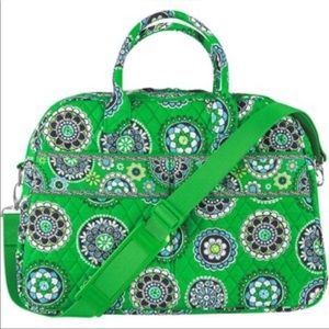 Vera Bradley Cupcake Green Weekender Bag